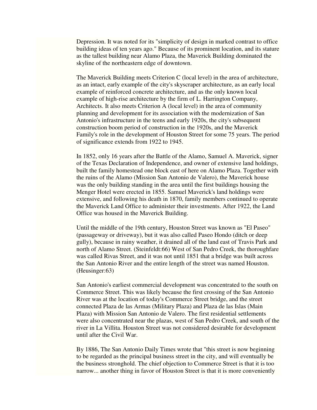 National Register Nomination — page 5
